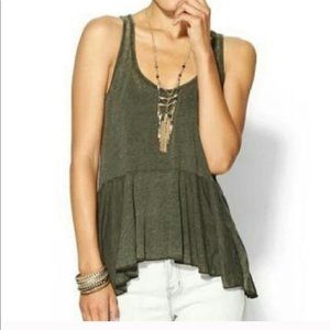 Soft olive tank top from Free People, We The Free
